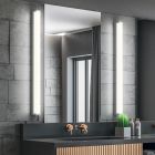 Moderne wandlamp Celesta, chroom, metaal, geïntegreerde LED