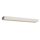 Moderne wandlamp Basma, chroom, aluminium, geïntegreerde LED