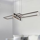 Moderne hanglamp Hatun, zwart, incl. LED, warm wit