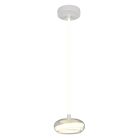 Witte hanglamp modern, Abdelaziz, 3-staps dimbaar