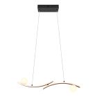 Zwarte hanglamp modern, Leonoor