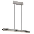 Nikkelen hanglamp modern, Joek, 22W, warm tot koud wit verstelbare LED, 3-staps dimbaar