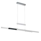 Chromen eettafel hanglamp modern, Jessey, 45W, warm tot koud wit verstelbare LED