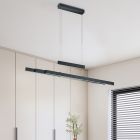 Zwarte hanglamp modern, Jessey, 42W, warm tot koud wit verstelbare LED, met touchdimmer