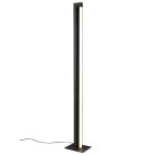 Zwarte vloerlamp modern, Raihana, 21W, white switch LED, met touchdimmer