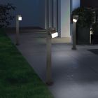 Antraciete staande buitenlamp met bewegingssensor Liron, aluminium, modern, 7w, 3000K LED
