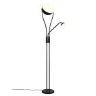 Zwarte vloerlamp modern, Xelly, 18W, 3000K LED, met schakelaar