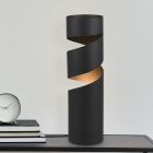 Zwarte tafellamp design, Marouan, met schakelaar