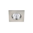 Nikkelen badkamer inbouwspot Iman, metaal, IP65, 5 watt