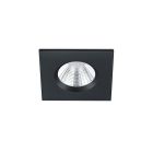 Zwarte badkamer inbouwspot Iman, metaal, IP65, 5 watt