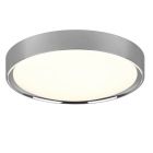 Chromen badkamer plafondlamp Evelina, kunststof, 18w, 3000K LED