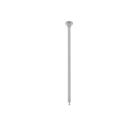 Ophangstuk 2 fase railverlichting, 25 cm, grijs
