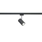 Zwarte Kaso spot voor 2 fase railverlichting