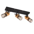 Vintage plafondspot Jessica, zwart