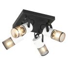 Zwarte plafondspot vintage, Marjet