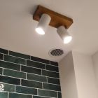 Witte plafondspot modern, Kaso