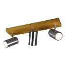 Nikkelen plafondspot modern, Kaso