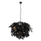 Zwarte hanglamp retro, Urwa