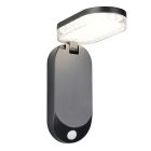 Zwarte buiten wandlamp op zonne-energie modern, Laquisha, 3W, 4000K LED, IP44