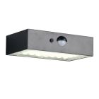 Zwarte buiten wandlamp op zonne-energie modern, Numan, IP65