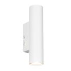 Witte up down wandlamp modern, Suradj, met schakelaar