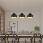 Zwarte hanglamp industrieel, Sylvano