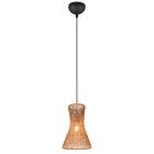 Papieren hanglamp bruin, Qasim