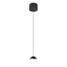 Chromen hanglamp modern, Rigtje