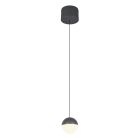 Antraciete hanglamp modern, Rigtje