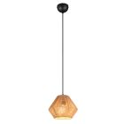 Papieren hanglamp zwart, Isaiah