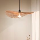Papieren hanglamp bruin, Lykke
