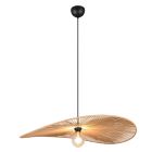 Papieren hanglamp bruin, Lykke