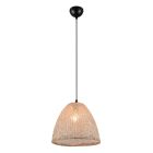 Bruine hanglamp modern, Timme