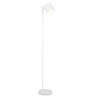 Witte oplaadbare vloerlamp metaal, Suraya, 4,5W, 3000K LED, 3-staps dimbaar