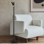 Zwarte oplaadbare vloerlamp modern, Peniguet, 3W, warm tot koud wit verstelbare LED, met touchdimmer