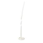 Witte vloerlamp design, Quirinus, 19W, 4000K LED, met schakelaar