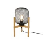 Gaas tafellamp Cristel, zwart, modern