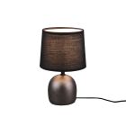 Moderne tafellamp Myrna, Nikkel