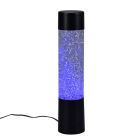 Zwarte tafellamp modern, Umar, 1W, RGB LED, met schakelaar