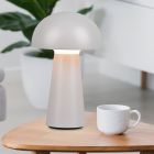 Grijze buiten tafellamp modern, Rachelle, 2W, 3000K LED, IP44, 3-staps dimbaar