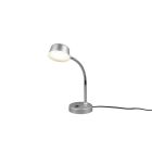 Nikkelen bureaulamp modern, Fabio, 4,5W, 3000K LED, met schakelaar