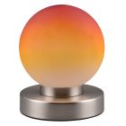 Nikkelen tafellamp metaal, Serdal, met schakelaar