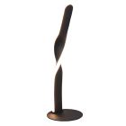 Zwarte tafellamp design, Quirinus, 10W, 4000K LED, met schakelaar