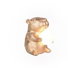 Gouden tafellamp modern, Reduan, met schakelaar