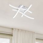 Moderne plafonniere Go, wit, 5w geintegreerd LED