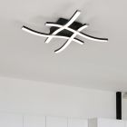 Zwarte plafondlamp Go, metaal, modern, 5w, 4000K LED