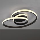 Witte plafonnière modern, Jonny, 18,5W, 4000K LED, 3-staps dimbaar