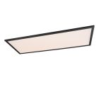 Zwarte plafonnière modern, Marlise, 33,5W, warm tot koud wit verstelbare LED, met afstandsbediening