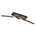 Zwarte plafondlamp design, Quirinus, 18W, 4000K LED