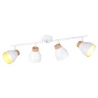 Witte plafondspot modern, Riette